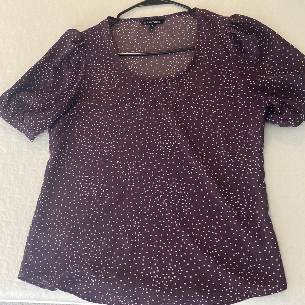 Purple blouse